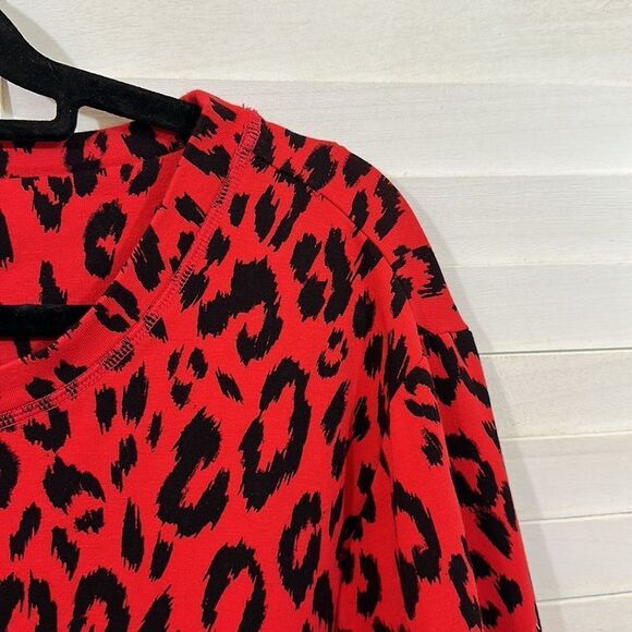 Chico's Zenergy Tunic Size 4 XXL (20) French Terry Leopard - Picture 9 of 16